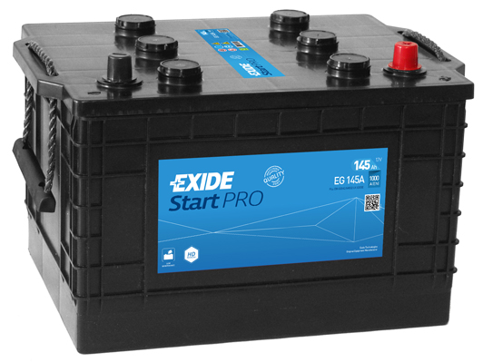 Акумуляторна батарея 145Ah/1000A (360x253x240/+R/B00) StartPro EXIDE арт. EG145A